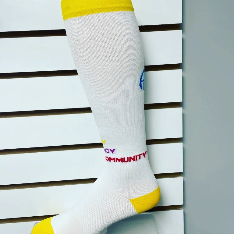 Snow White Signature Compression Socks