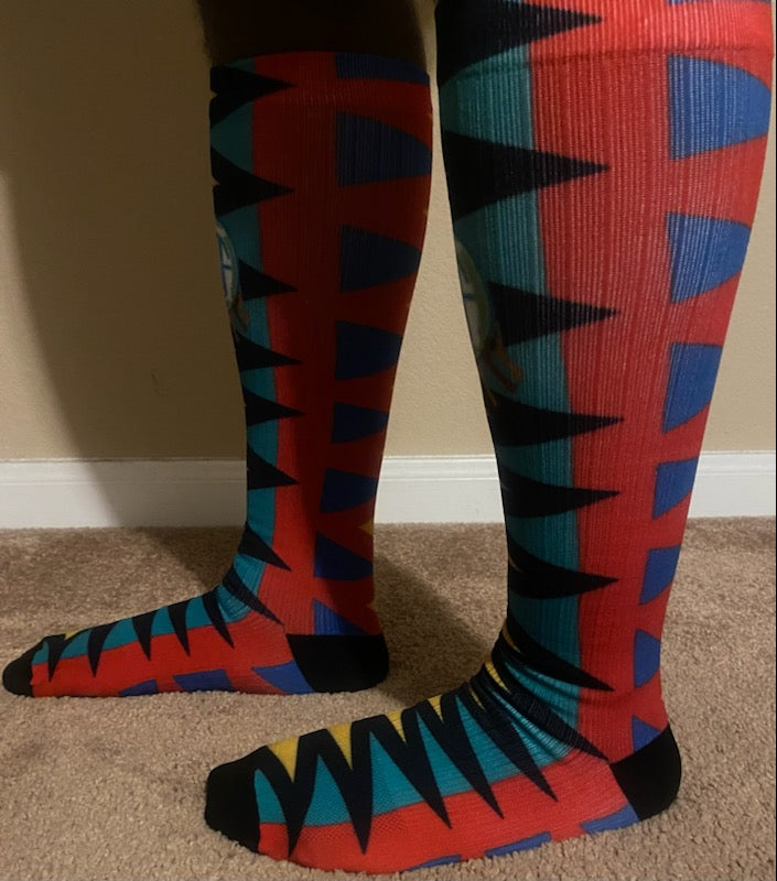 Kente Kompression Socks